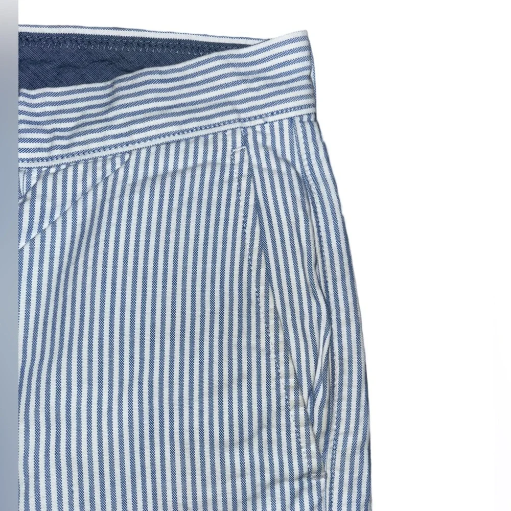 J Crew Blue & White striped shorts
